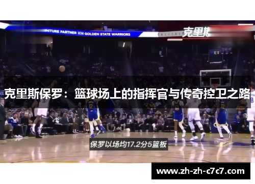 克里斯保罗：篮球场上的指挥官与传奇控卫之路